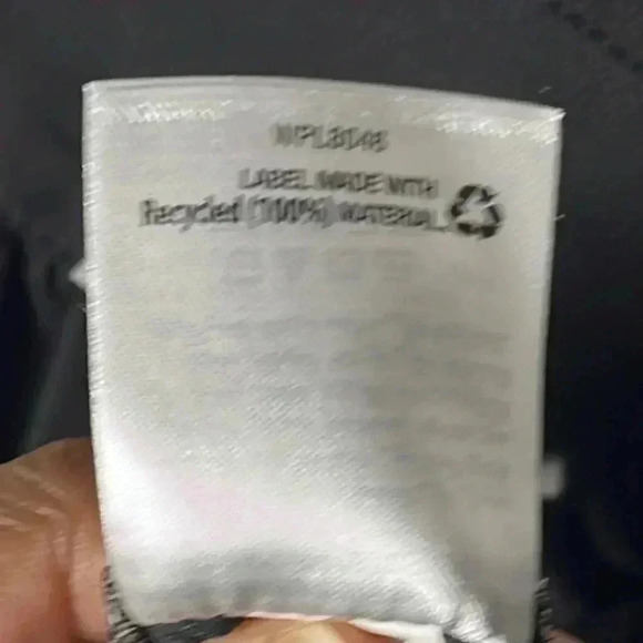 INC International Concepts Surplice Black White Polka Dot Wrap Blouse Size XL - Picture 11 of 11